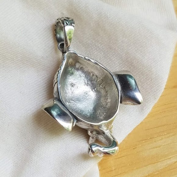 Gold & Silver Handmade Ganesha Elephant Pendant Bali Spiritual Namaste Tarot - Picture 3 of 6